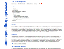 Tablet Screenshot of elektrogesetz.com